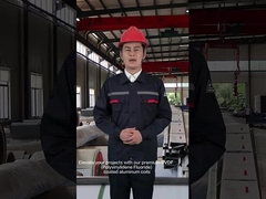 โคลล์อลูมิเนียมเคลือบด้วยสี PVDF ที่ทนต่อสารเคมี